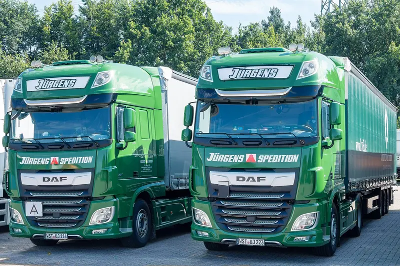 DAF XF 480, trattore stradale, vista anteriore di tre quarti